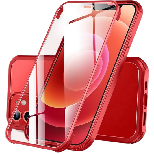 Ovitek "360" za iPhone 12 Mini, rdeča – DOSNTO