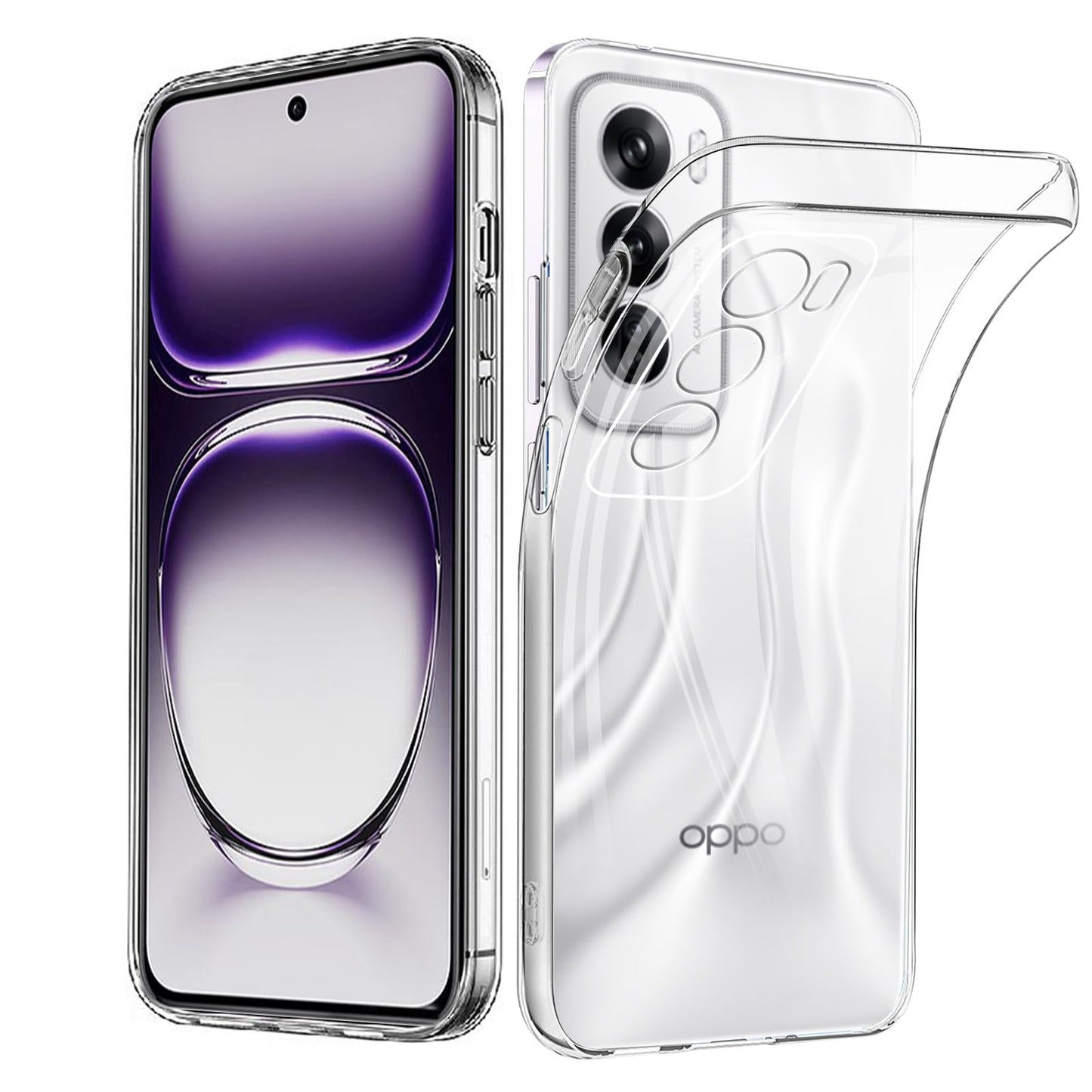prozoren silikonski ovitek za oppo reno 12 5g