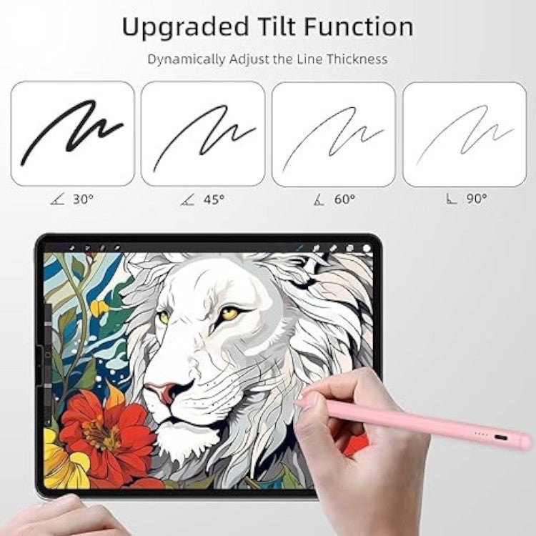 Aktivno pisalo ''Stylus Pen'' za Apple iPad Pencil (2018-2023), roza – Infostyle