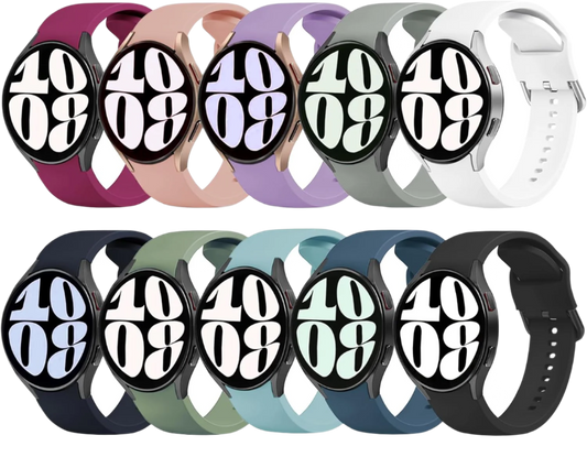 10 paščkov za Samsung Galaxy Watch 6 40 mm 44 mm, Galaxy Watch 6 classic 43 mm 47 mm, Galaxy Watch 5 Pro/Watch 4/Watch 4