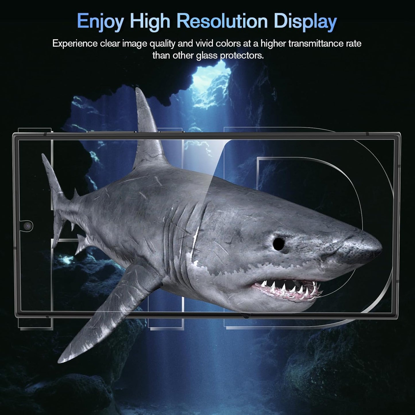 Komplet "bersem" 3x zaščitno steklo + zaščita za kamero za Samsung Galaxy S24 Ultra z namestitvenim pladnjem – Infostyle