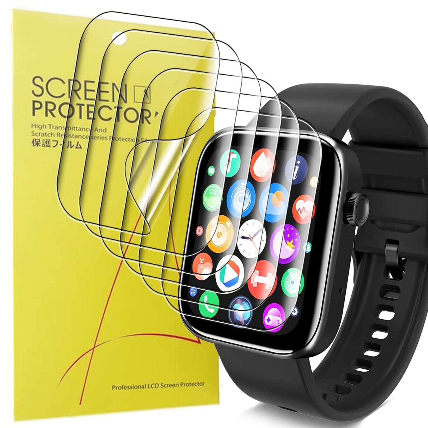 Blueshaweu TPU Zaščitna Folija za Cinnasip P43F 1.8” – HD Clear Screen Protector (6 kosov)
