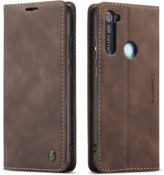 Preklopna futrola Bigcousin za Xiaomi Redmi Note 8 – smeđa