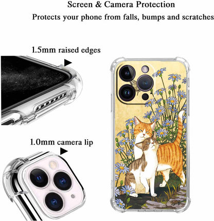 Ovitek za telefon "Cat Flower" iPhone 14 Pro Max