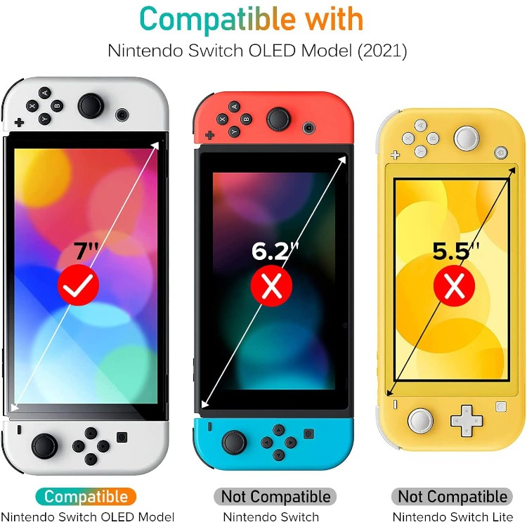 Zaščita zaslona za Nintendo Switch OLED model 2021 in 2023