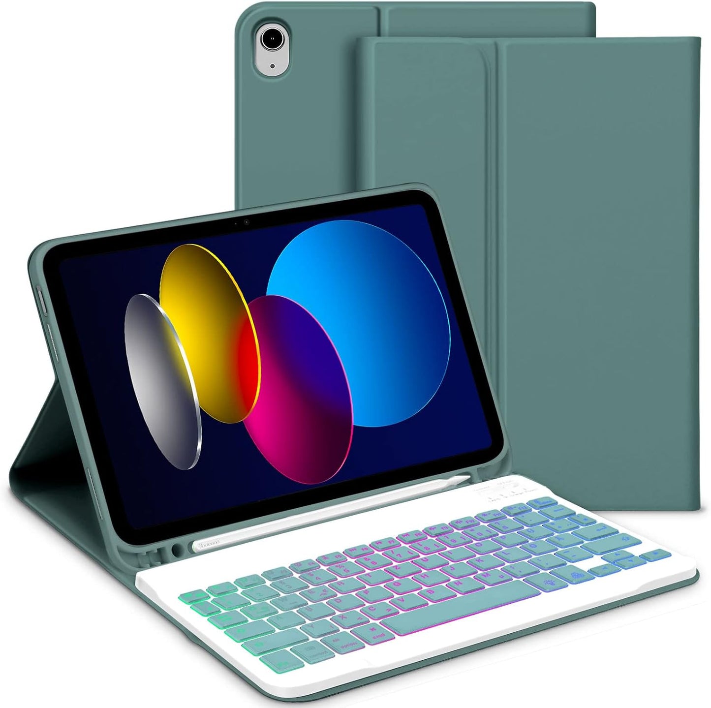 Ovitek za tablico s tipkovnico "GOOJODOQ" iPad 10. generacija 10.9''/iPad 11. generacije (2025, A16, 11”) – Infostyle