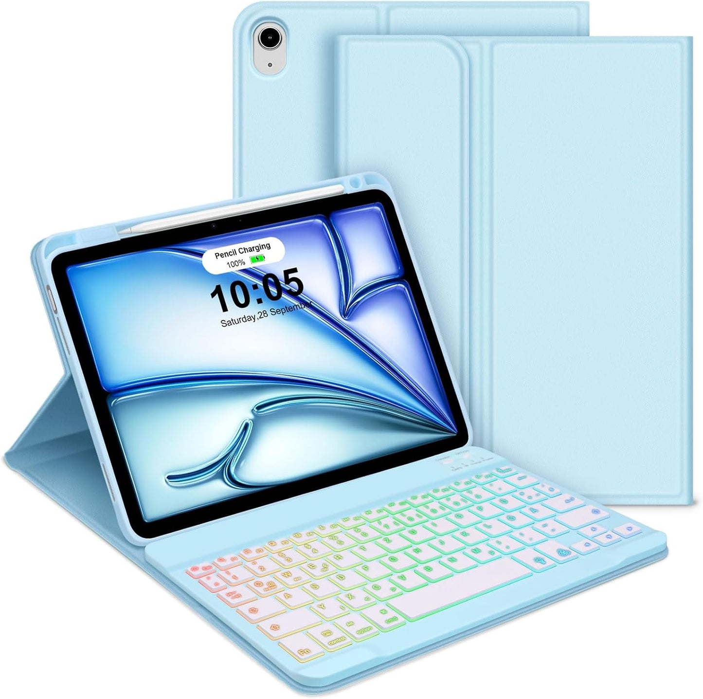 Ovitek s tipkovnico za iPad Air 6th Gen M2 11 Inch 2024 / Air 5th Gen 2022 / Air 4th Gen 2020 – Infostyle