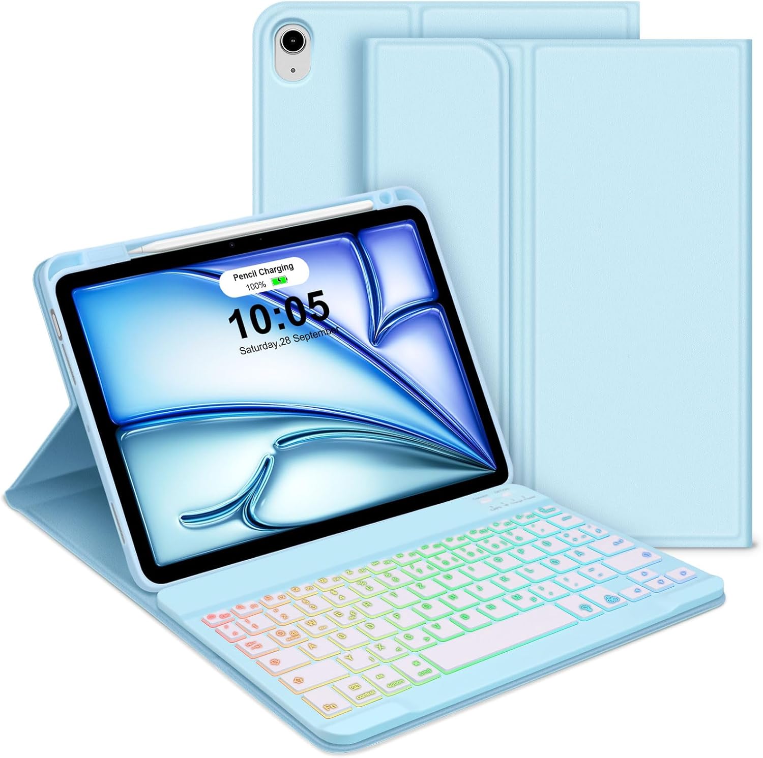 Ovitek s tipkovnico za iPad Air 6th Gen M2 11 Inch 2024 / Air 5th Gen 2022 / Air 4th Gen 2020 – Infostyle