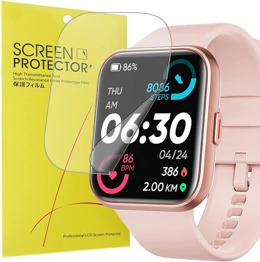 UHOOFIT P45 Screen Protector - Clear Smartwatch Protection Film