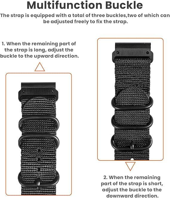 Pašček za uro Garmin Fenix 7X/Fenix 6X/Fenix 5X, 26 mm – Infostyle