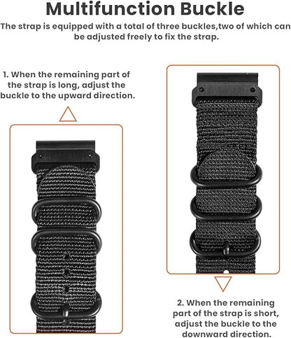 Pašček za uro Garmin Fenix 7X/Fenix 6X/Fenix 5X, 26 mm – Infostyle