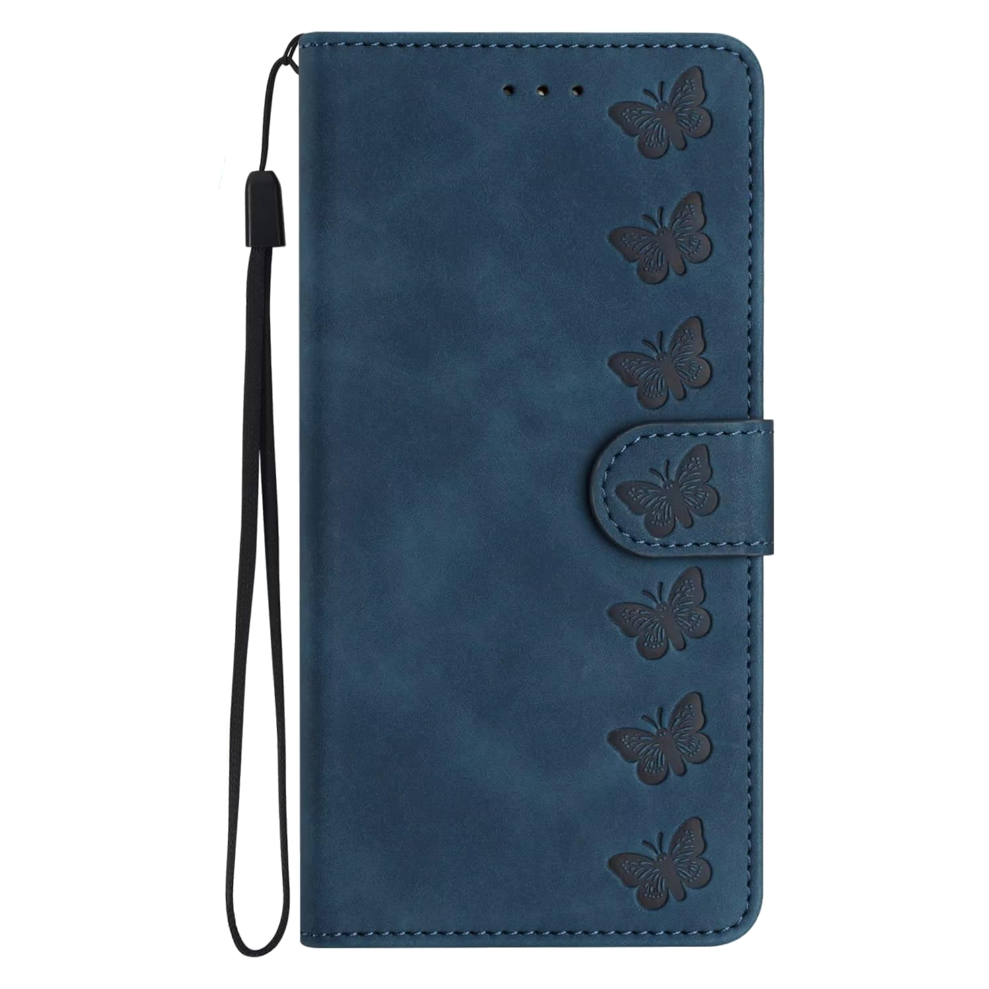 Preklopna torbica "Mini Butterflies" za Samsung Galaxy S9 Plus – Infostyle – Temno modra