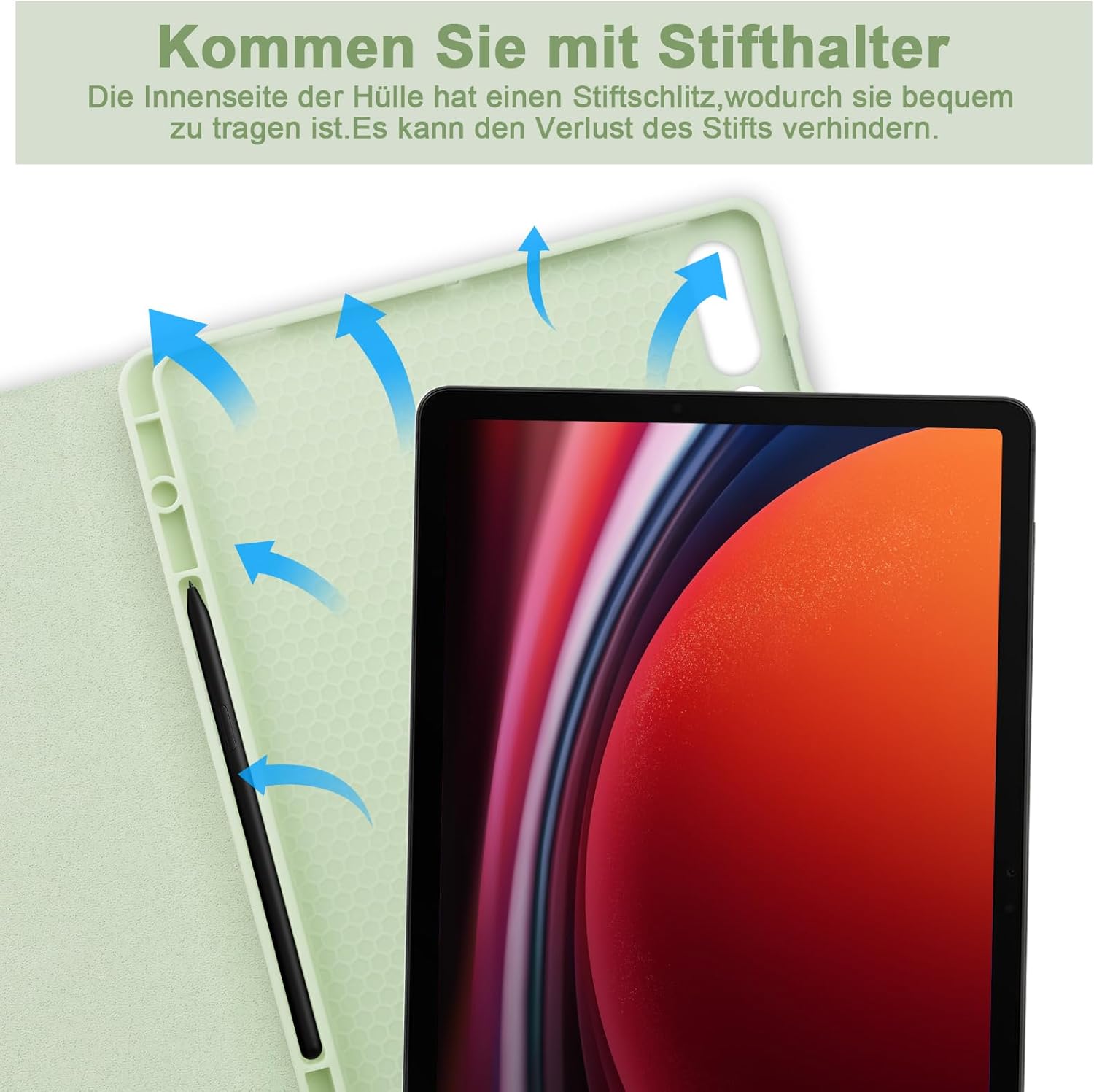 Ovitek s tipkovnico za Samsung Galaxy Tab S9+ 12.4 Inch 2023 – GOOJODOQ