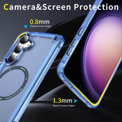Magnetni MagSafe ovitek za Samsung Galaxy S24 - Moder, TPU Zaščita Pred Udarci