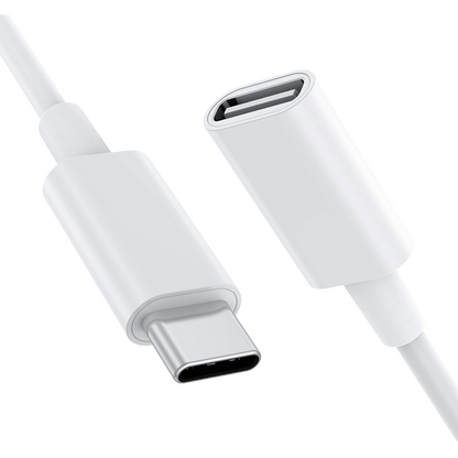 Kabel USB C moški v ženski podaljšek, 2m – Stouchi – Bela