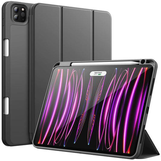 jetech ovitek za ipad pro 11 z drzalom za pisalo temno siva