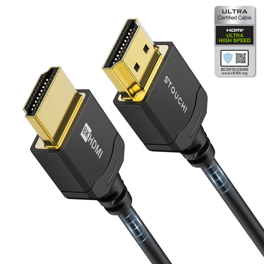 stouchi ultra tanek hdmi 2.1 kabel 8k 1.5m crna