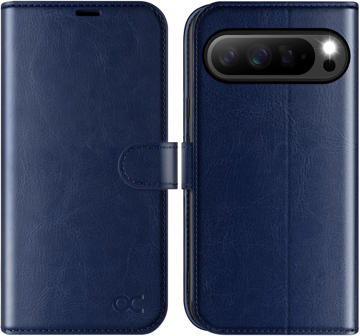 OCASE preklopna torbica za Google Pixel 10 Pro XL – modra