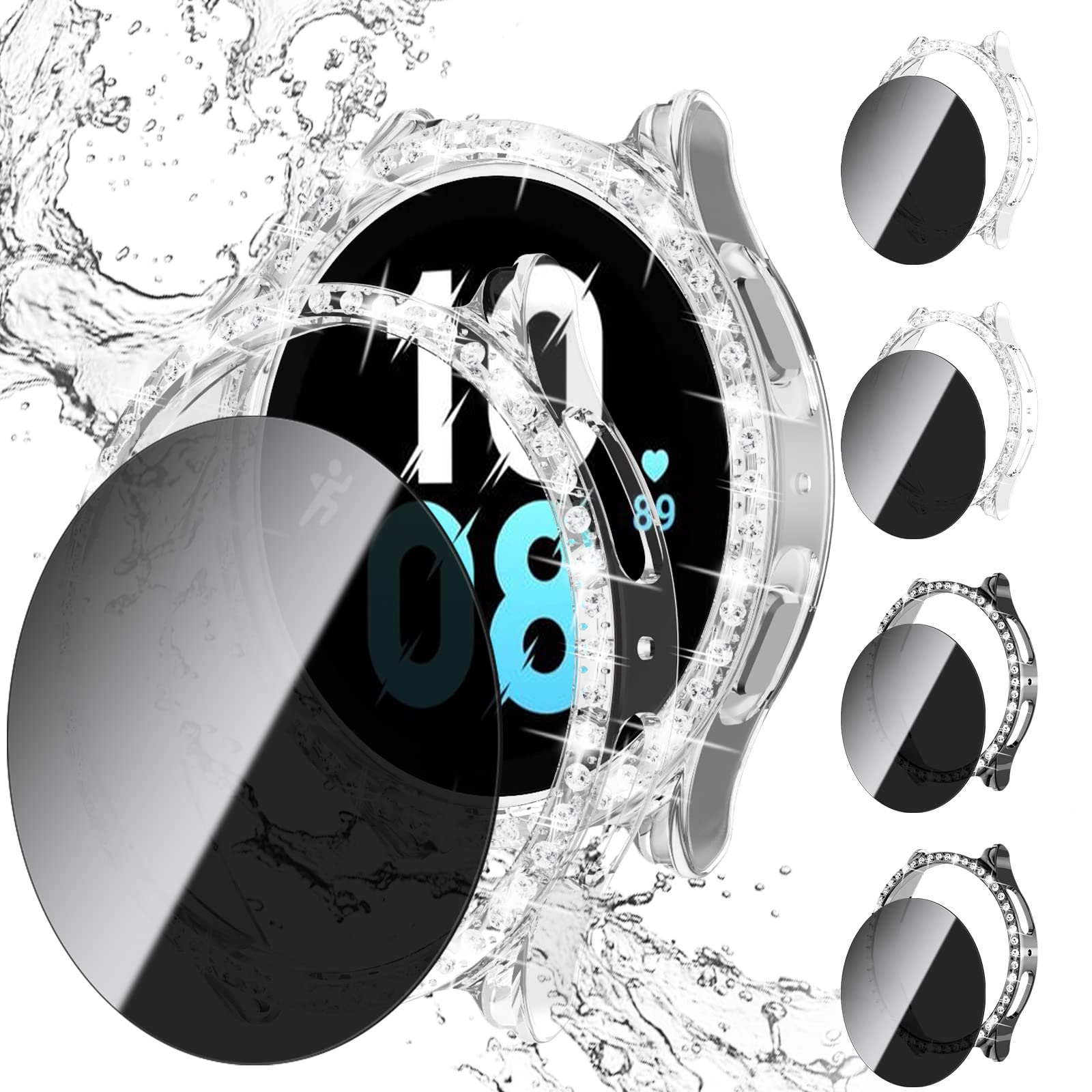 privacy steklo in ovitek za galaxy watch 5 44mm watch 4 44mm