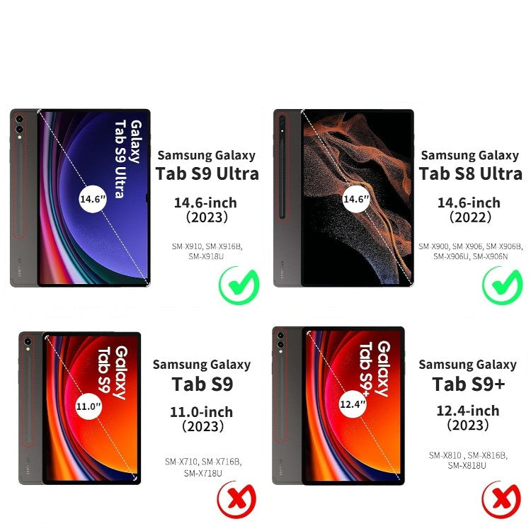 Preklopna torbica ''BOLELAW'' za Samsung Galaxy Tab S9 Ultra 14,6 inch 2023 – Infostyle