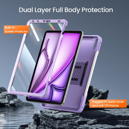 Ovitek za tablični računalnik "ZtotopCases" iPad Air 11" (2024), iPad Air 6. gen 5. / 4. gen 10.9 2022/2020 z držalom za