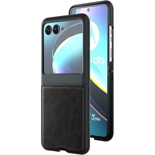 Ovitek "Foluu Shell" za Motorola Razr 40 Ultra, črna – Črna