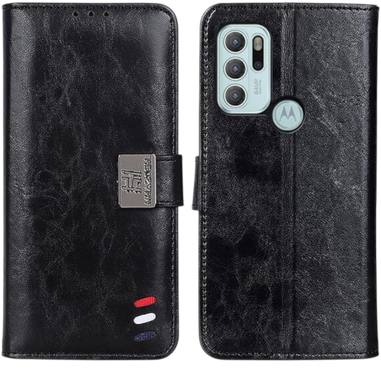 Preklopna torbica za Motorola Moto G60S – SHIEID – Črna