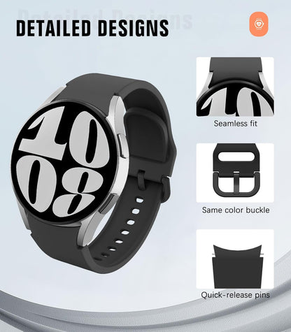 Pašček za Samsung Galaxy Watch 6 40 mm 44 mm, Galaxy Watch 6 classic 43 mm 47 mm, Galaxy Watch 5 Pro/Watch 4/Watch 4 Cla