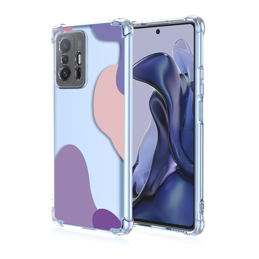 Prozoren ovitek Purple Color za Xiaomi 11T / 11T Pro