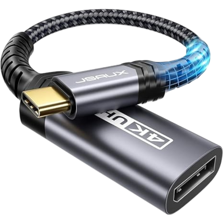 Adapter USB C v DisplayPort 1.4 – JSAUX