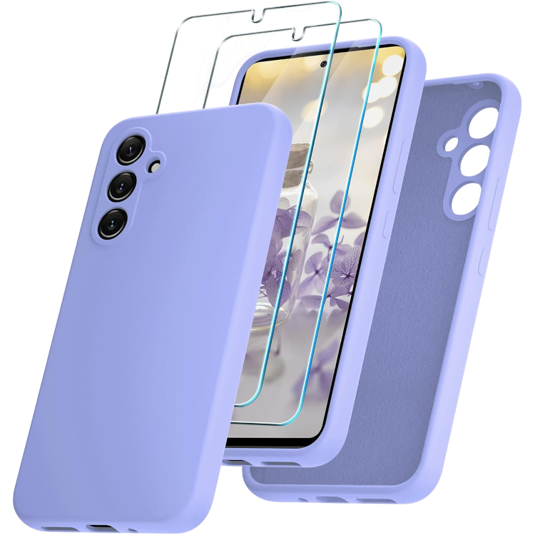 Ovitek za telefon Samsung Galaxy A54 5G + 2x zaščita za zaslon – Infostyle – Vijolična