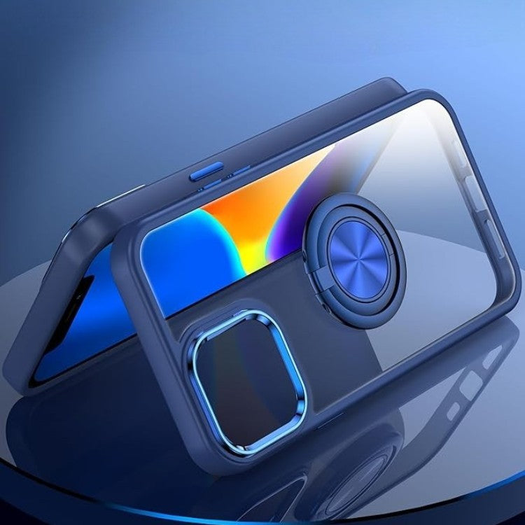 Ovitek "XYZ ring" za iPhone 15 Pro Max, modra