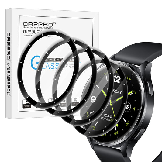 NEWZEROL zaščitna folija za Xiaomi Watch 2 – 4 kos, 3D edge, HD prozorna, brez mehurčkov