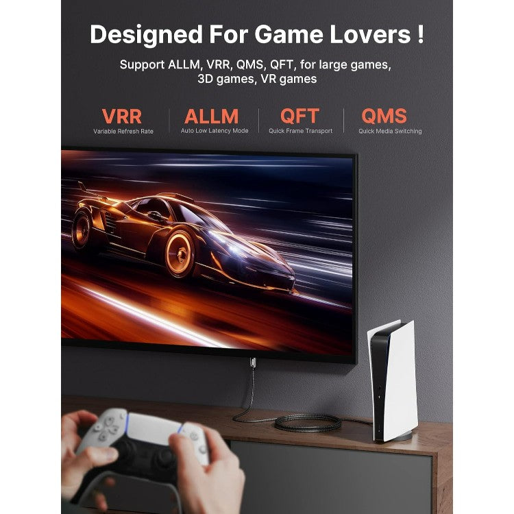 HDMI kabel 5 m, 8K – JSAUX