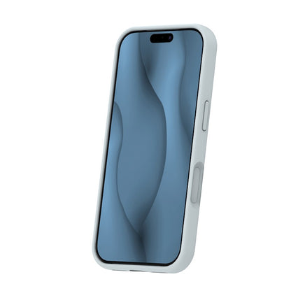 Ovitek za iPhone 17 Pro / 18 Pro, silikonski MagSafe – srebrn