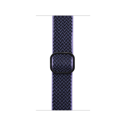 Infostyle pletena najlonska narukvica za Apple Watch – plavo-ljubičasta, kompatibilna 38–42 mm