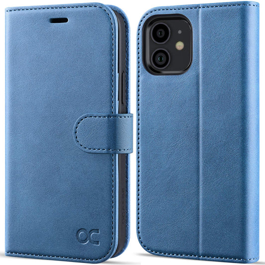 OCASE preklopna torbica iPhone 12 12 Pro svetlo modra
