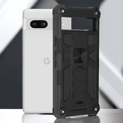 Silikonski ovitek "Blazor" za Google Pixel 7a - Črna – Infostyle – Črna / PC + TPU silikon