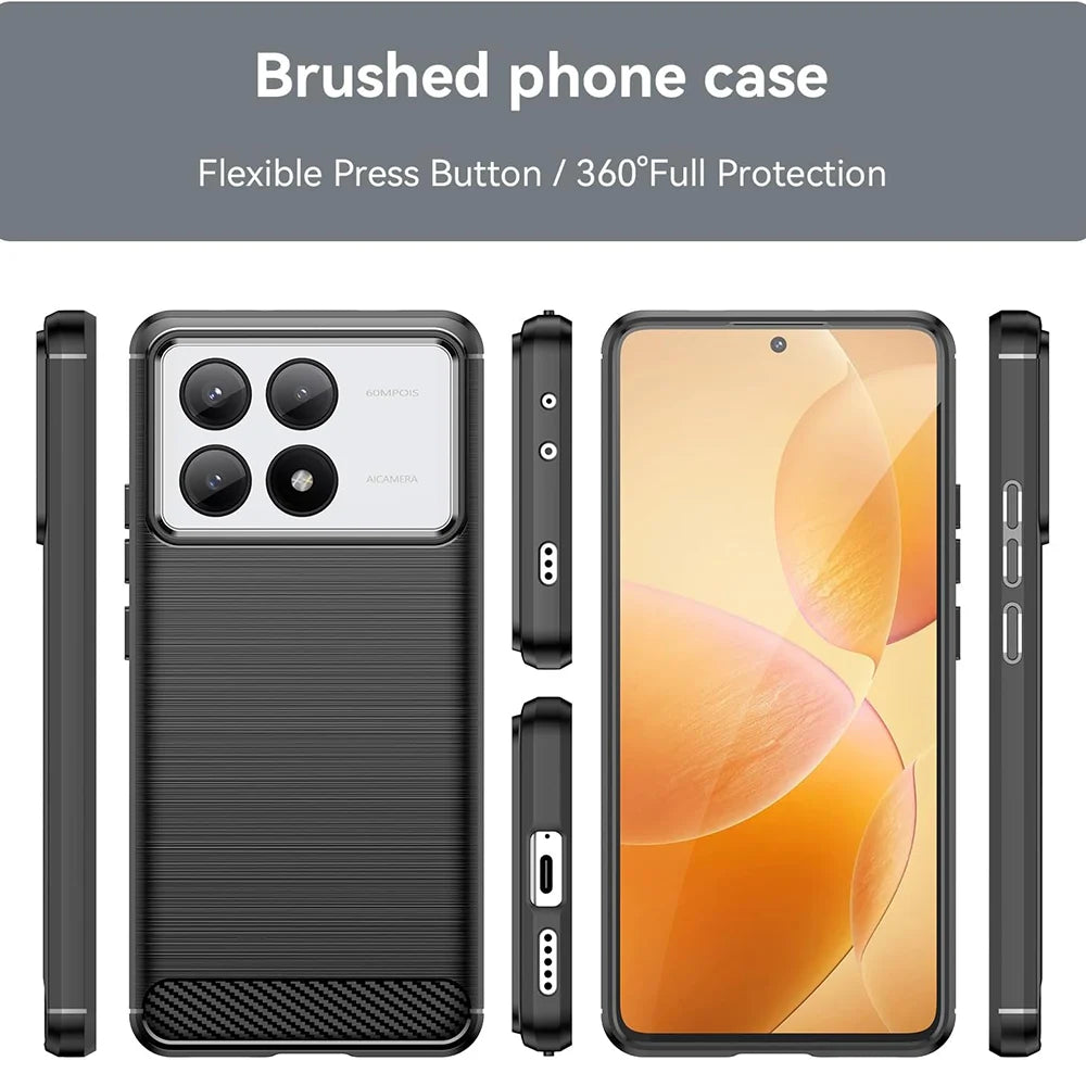 Ovitek za telefon "RanTuo Carbon" Xiaomi Poco X6 Pro /Redmi K70E