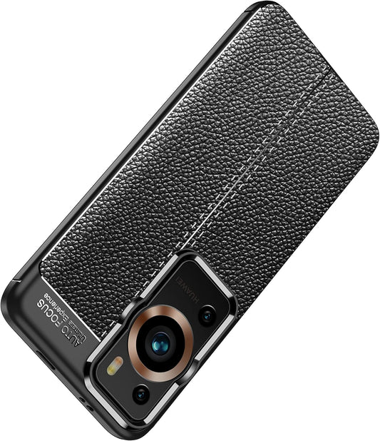 Silikonski ovitek RanTuo za Huawei P60 Pro – črna