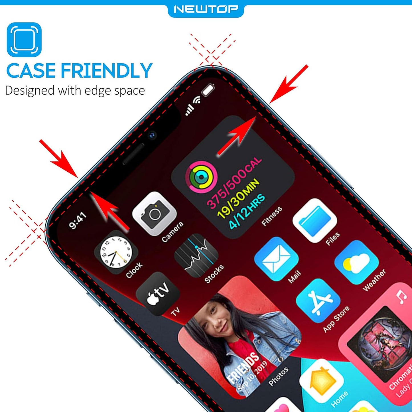 Zaščitna folija ''Privacy" za iPhone 12/ 12 Pro – Infostyle