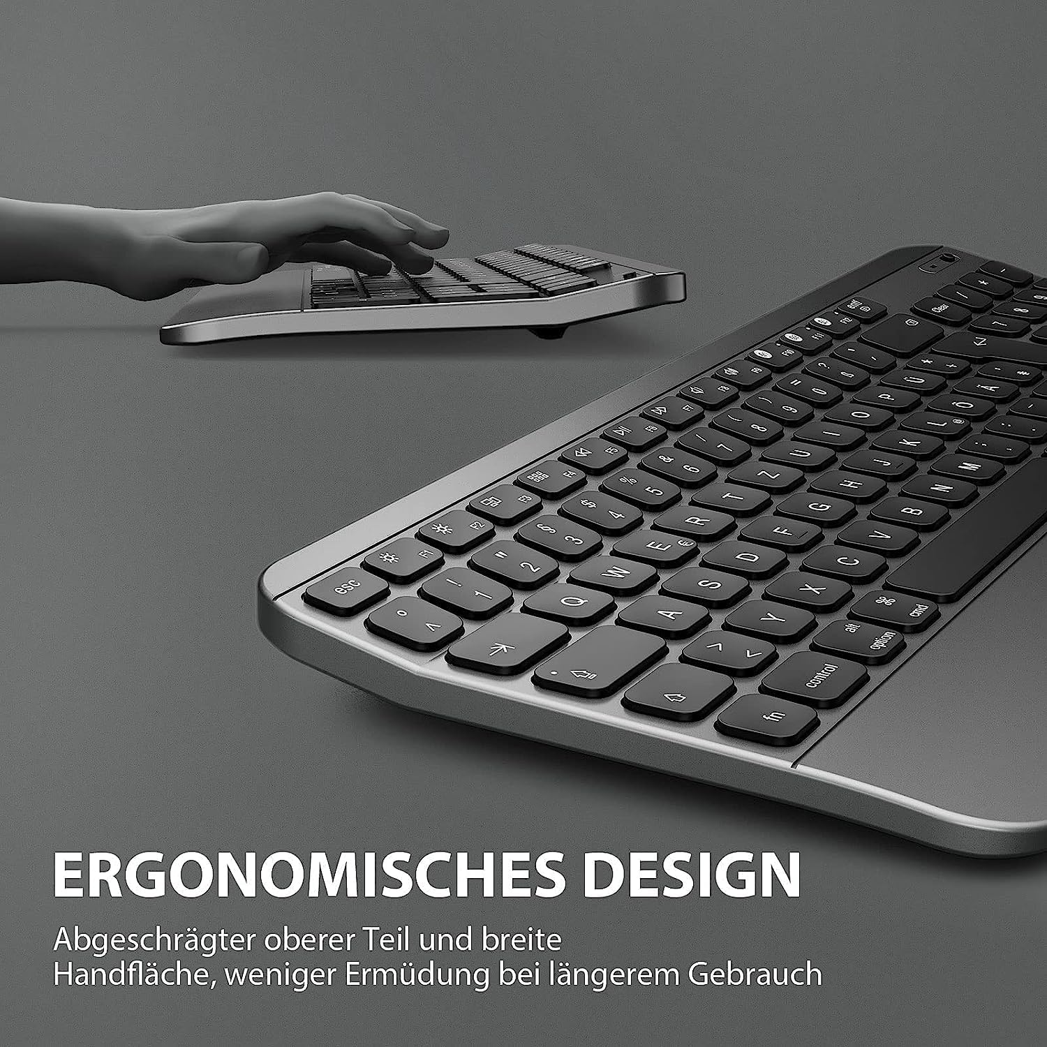 Brezžična tipkovnica Bluetooth Mac (združljiva s sistemom iOS in Mac OS) – Infostyle