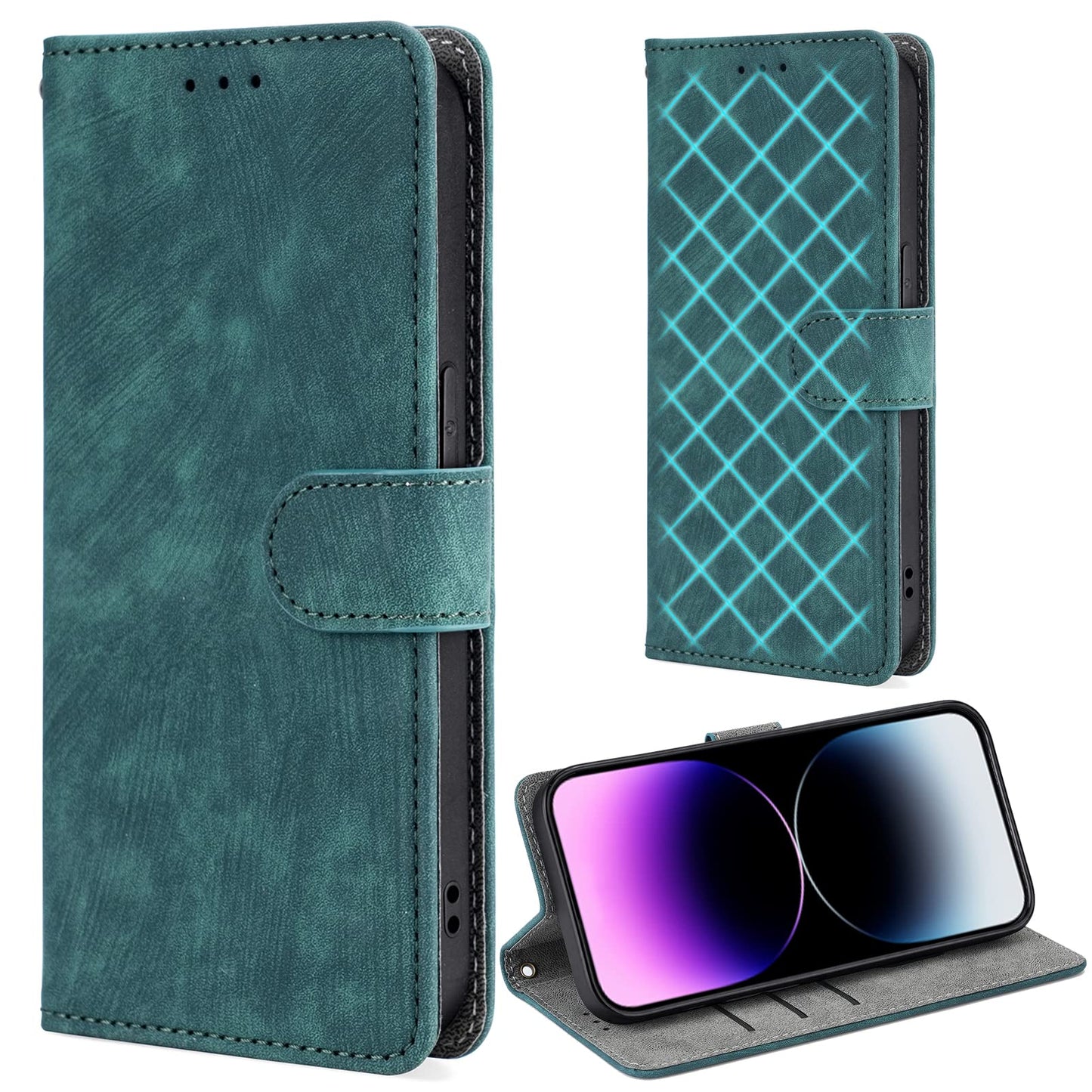 Preklopna torbica za Nokia G60 5G temno zelena