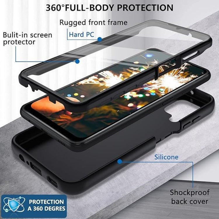 Ovitek "360" za Samsung Galaxy A12/M12, črna – Techsuit