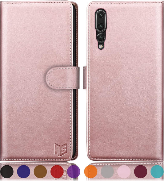 SUANPOT preklopna torbica za Huawei P20 Pro – roza