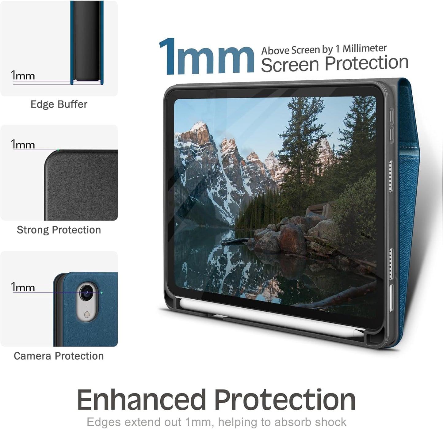 Ovitek za tablico "KingBlanc" iPad Mini (A17 Pro, model 2024, 7. gen.) / Mini 6 (model 2021, 6. gen.), 8.3"