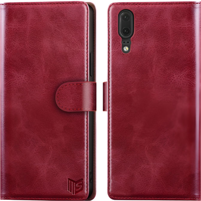 Preklopna torbica za telefon "SUANPOT" Huawei P20 – Infostyle – Rdeča
