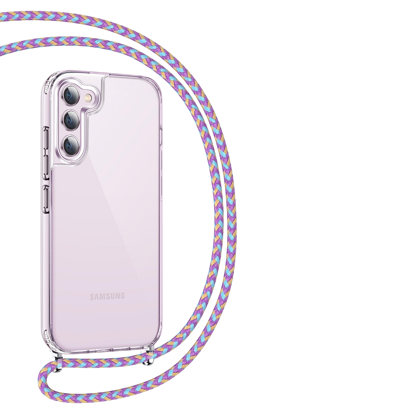 Ovitek za telefon z vrvico Samsung Galaxy S23 – Infostyle – Prozorna