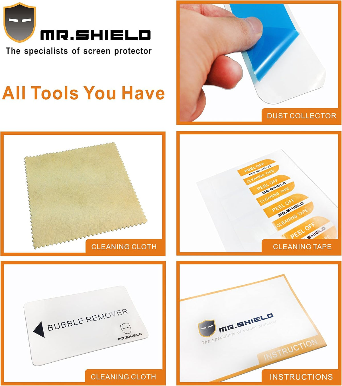 Mr.Shield 3 kosi zaščitne PET folije za Alldocube iPlay 50 Pro – ultra prozorna, brez mehurčkov, 4H