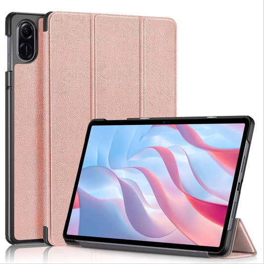 GIOPUEY futrola za Honor Pad X9 – preklopna futrola sa stalkom i 360° zaštitom, ružičasto zlato